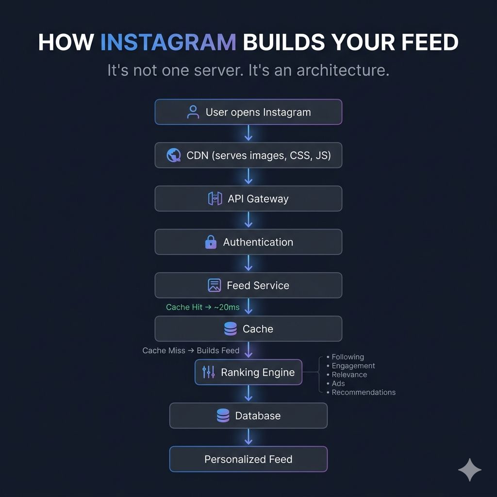 How Does Instagram Build Your Feed in Seconds?
