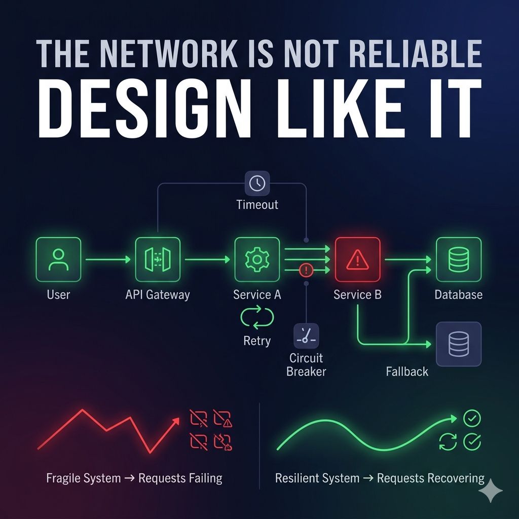 The Network Is Not Reliable. Design Like It