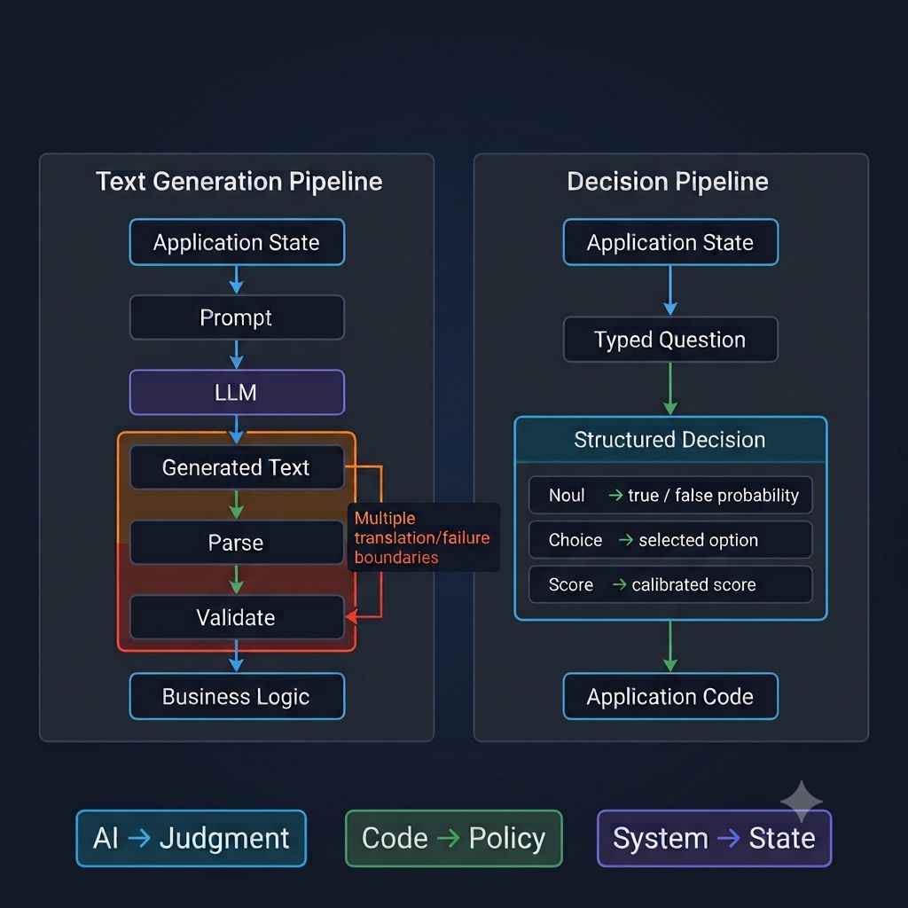 What If Your AI Didn't Need to Generate Text?