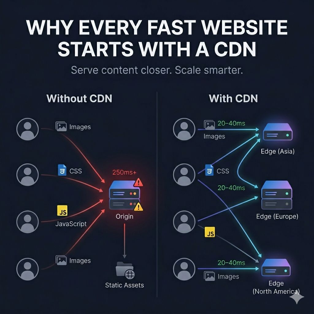 Why Every Fast Website Starts With a CDN?