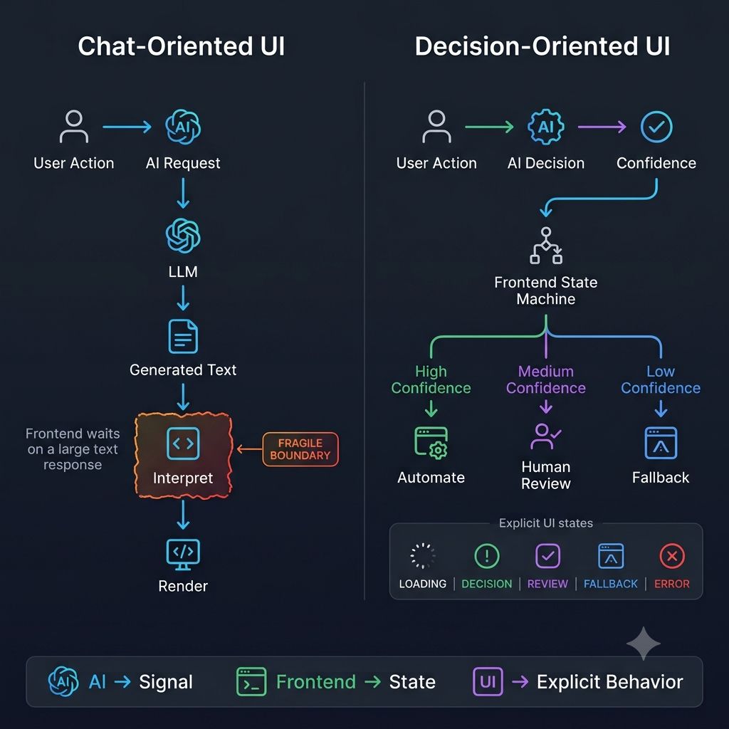 Why Your AI UI Shouldn't Wait for a Chat Response