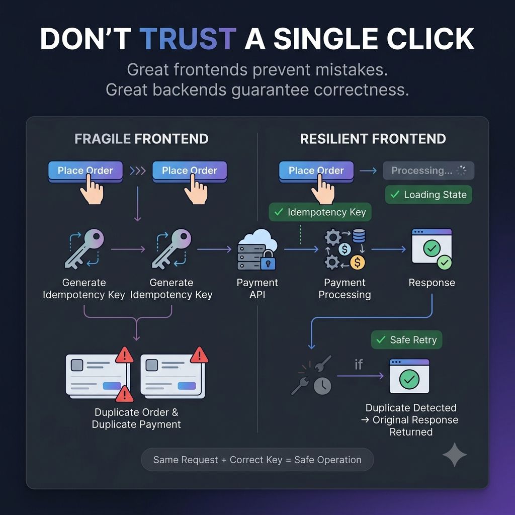 Your Frontend Shouldn't Trust a Single Click